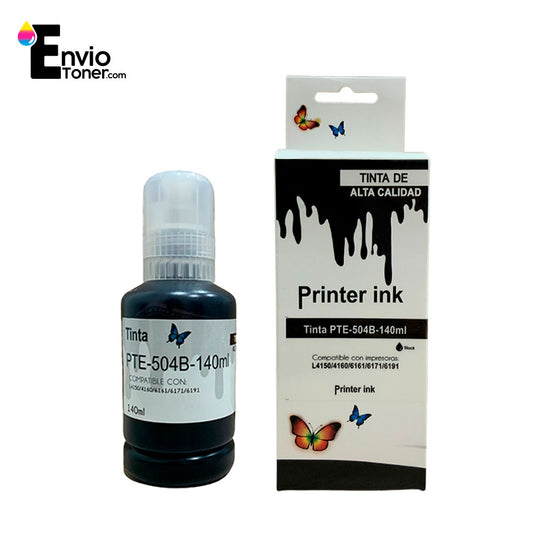 Botella De Tinta Generica 504b L4150 L4160 L6161 L6171
