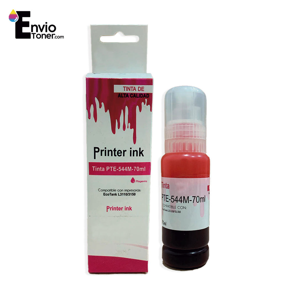 Kit 2 Tintas Magenta Compatible Epson T544m L1110 L3110 544