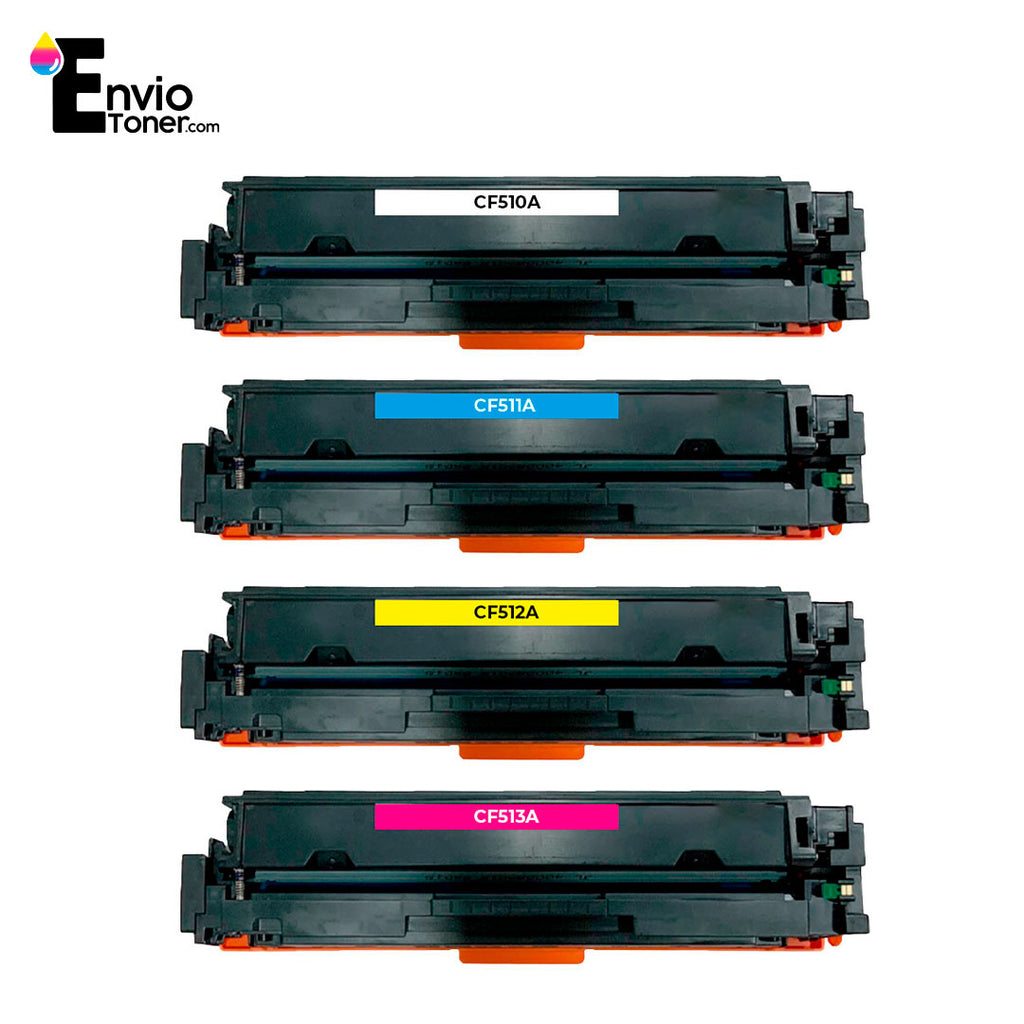 Toner Juego Completo 204a Cf510a  Cf511a Cf512a Cf513a