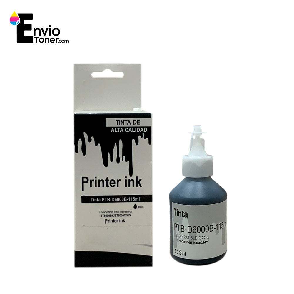 Botella De Tinta Generica D6000b Dcp-t300 T500w T700w