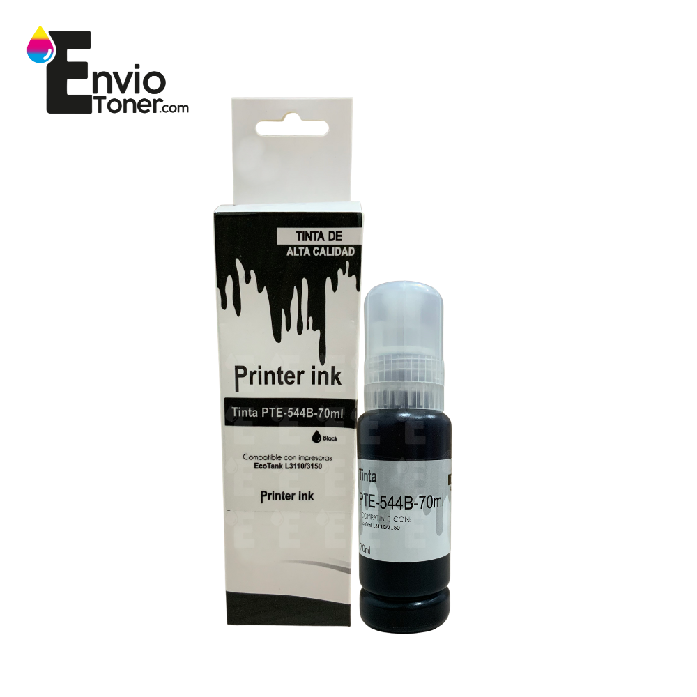 Tinta Compatible Epson T544B Pack 3 L1110 L3110 L3150 544