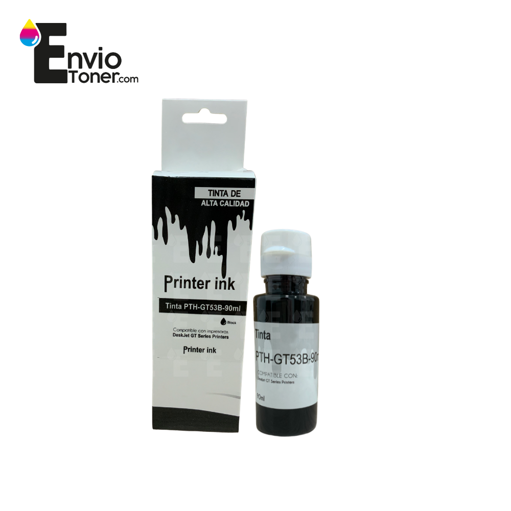 Kit 5 Tintas Compatible Hp Gt53 415 315 319 419 455 Gt53b